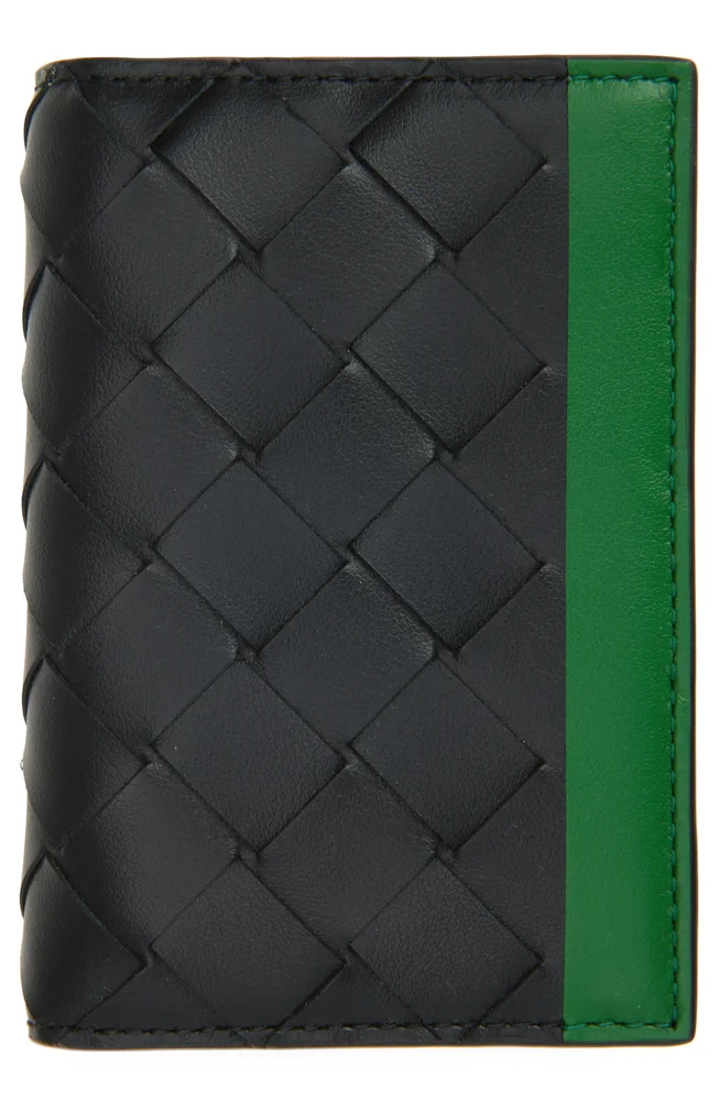 Intrecciato Flap Card Case