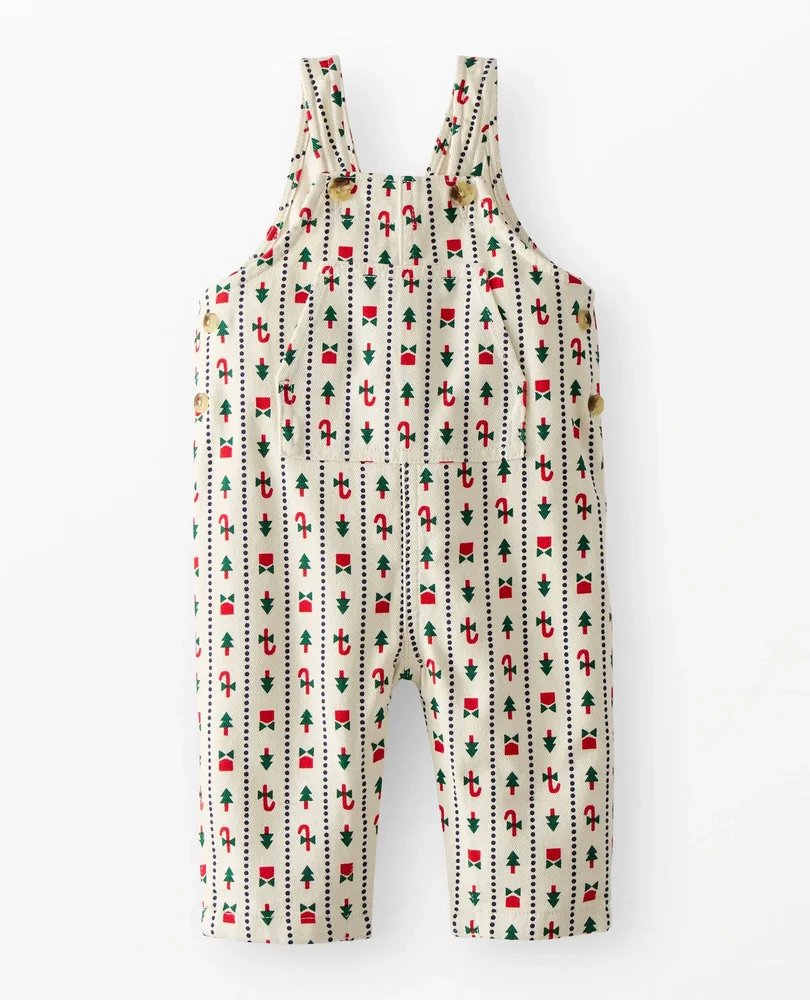 Baby Holiday Twill Overalls