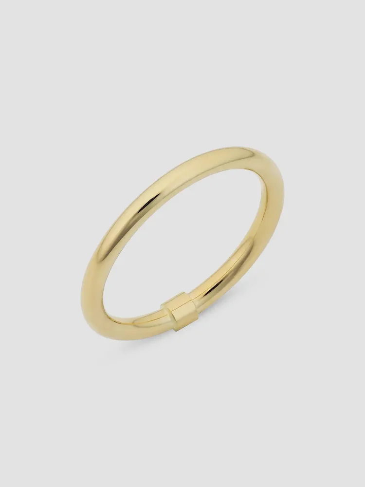 14K Yellow Solid Gold Everything Ring