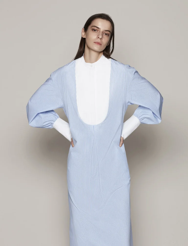 Bib Shirt Dress - Resale
