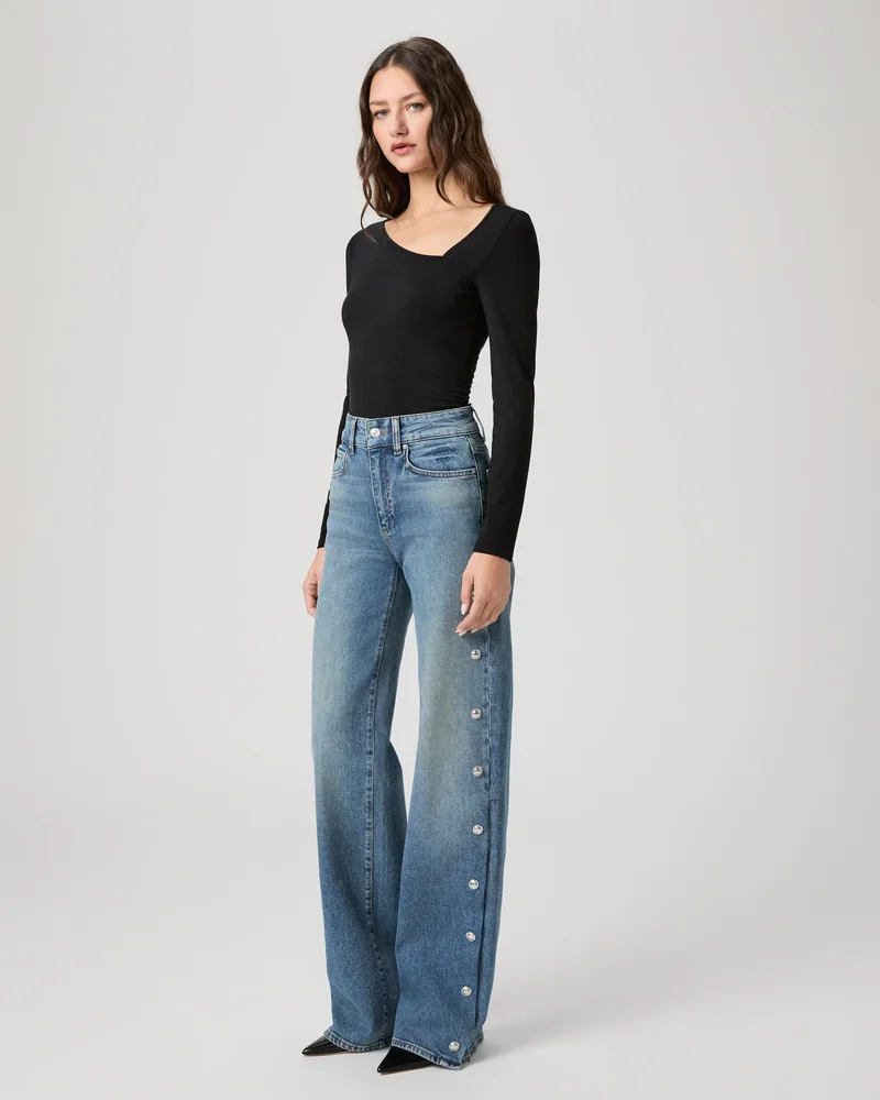 Sasha Wide Leg Jean - Cruising