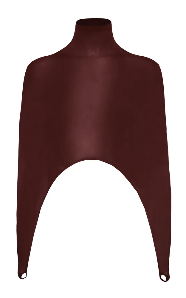 Second-Skin Silk-Blend Tension Top