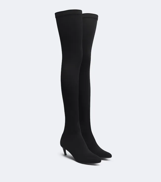 Harlow jersey over-the-knee boots