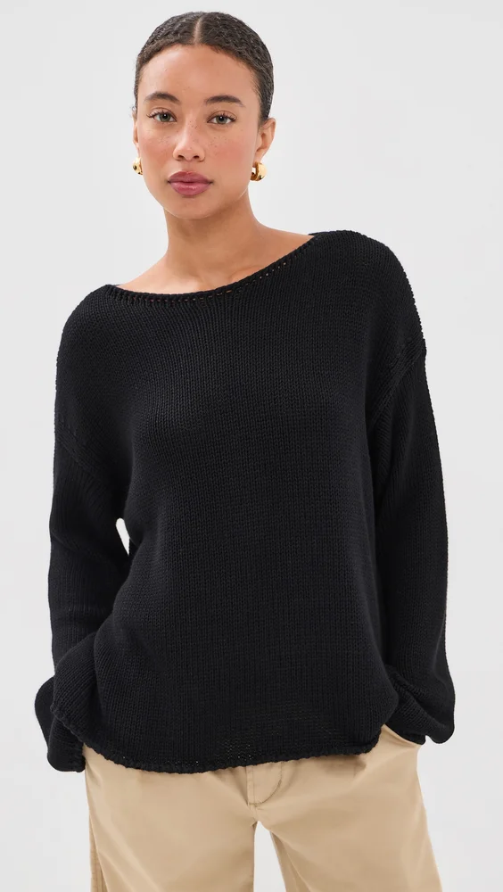 Draped Knit Sweater