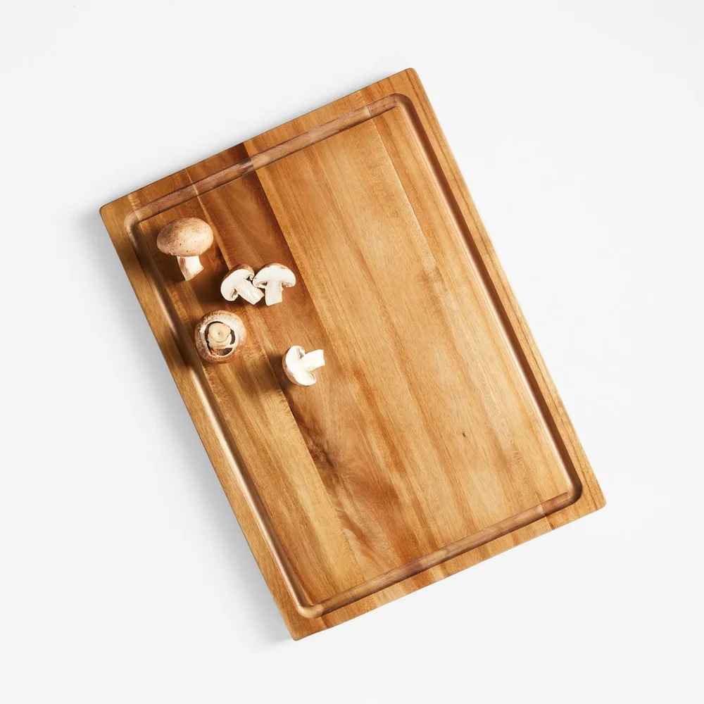 Reversible Teak Wood Cutting Board, 18 x 13