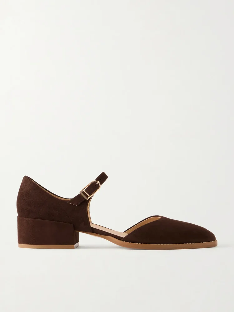 Riley 25 Suede Mary Jane Flats