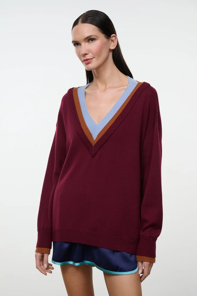 STAUD FALL 2026 NORMAN SWEATER | PINOT MULTI