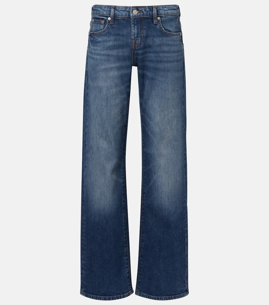 Low straight jeans