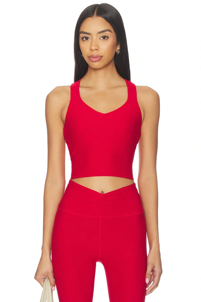Twist Through Cropped Tank Top