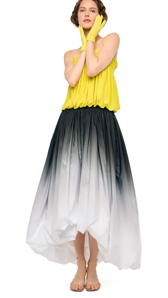 HI LOW BUBBLE SKIRT