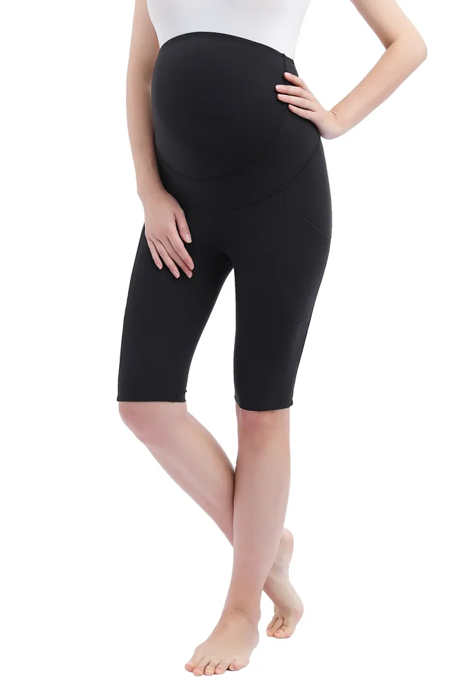 Flo Belly & Back Support Pocket Maternity Capri Tights