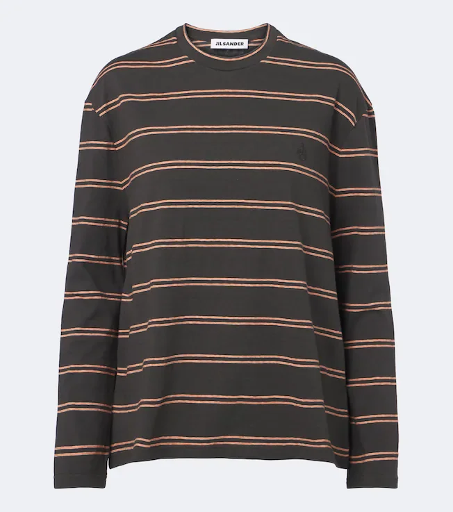 Striped cotton T-shirt