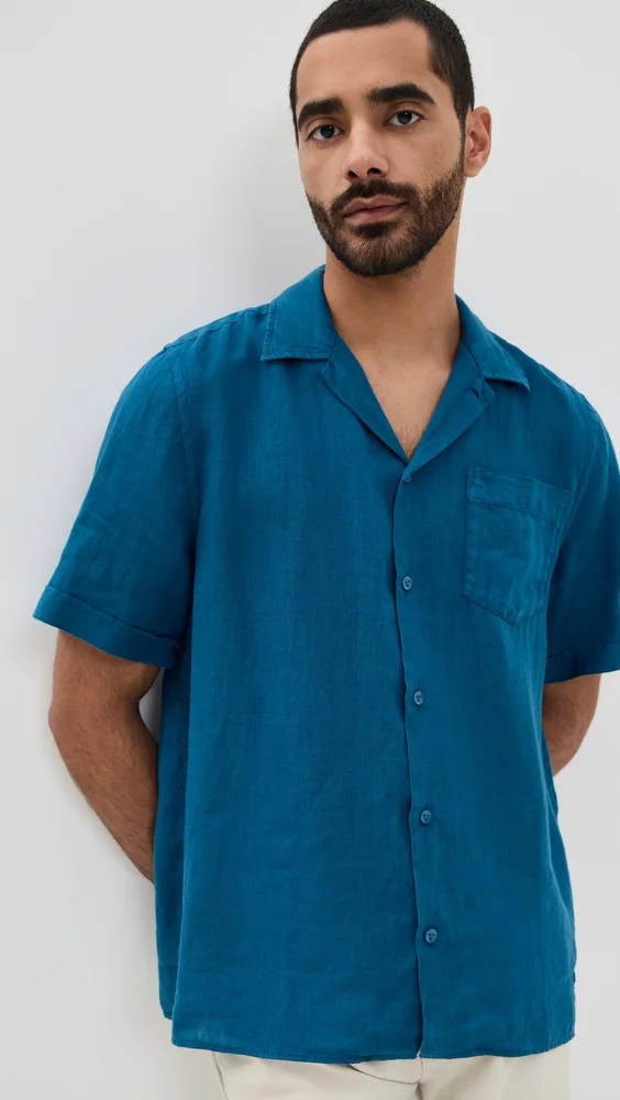 Charli Linen Camp Shirt