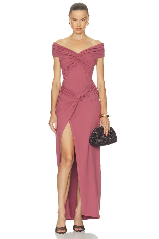 Twisted Off Shoulder Dress