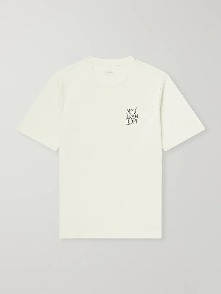 Logo-Print Cotton-Jersey T-Shirt