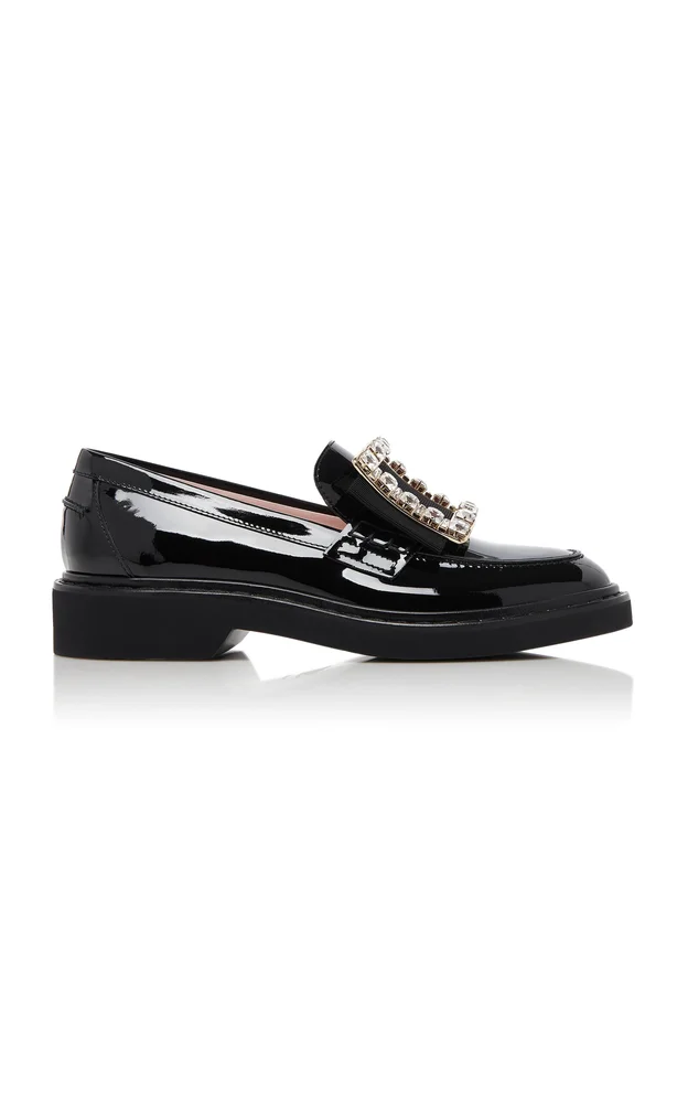 Viv Rangers Buckle Patent Loafers