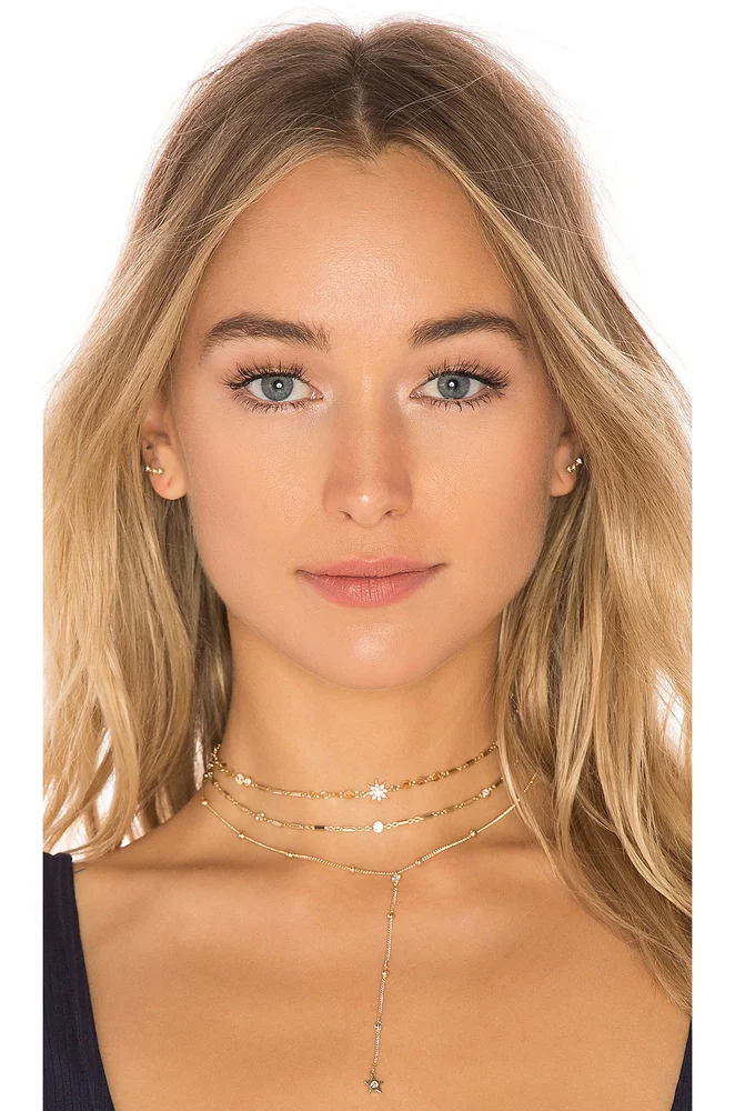 Forever Falling Multi-Chain Lariat Choker