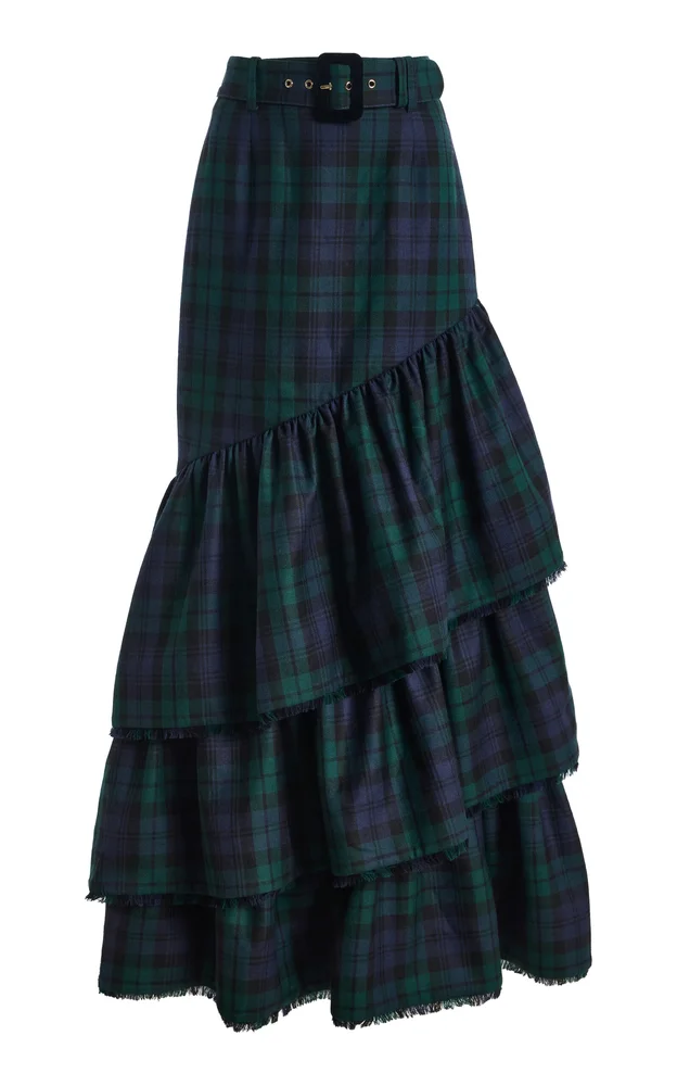 Priya Virgin Wool Maxi Skirt