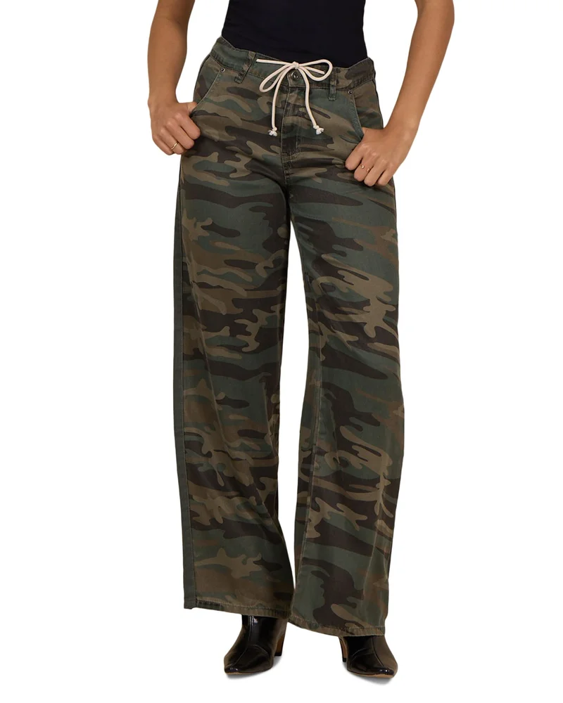 Forest Camo Wide Leg Pants