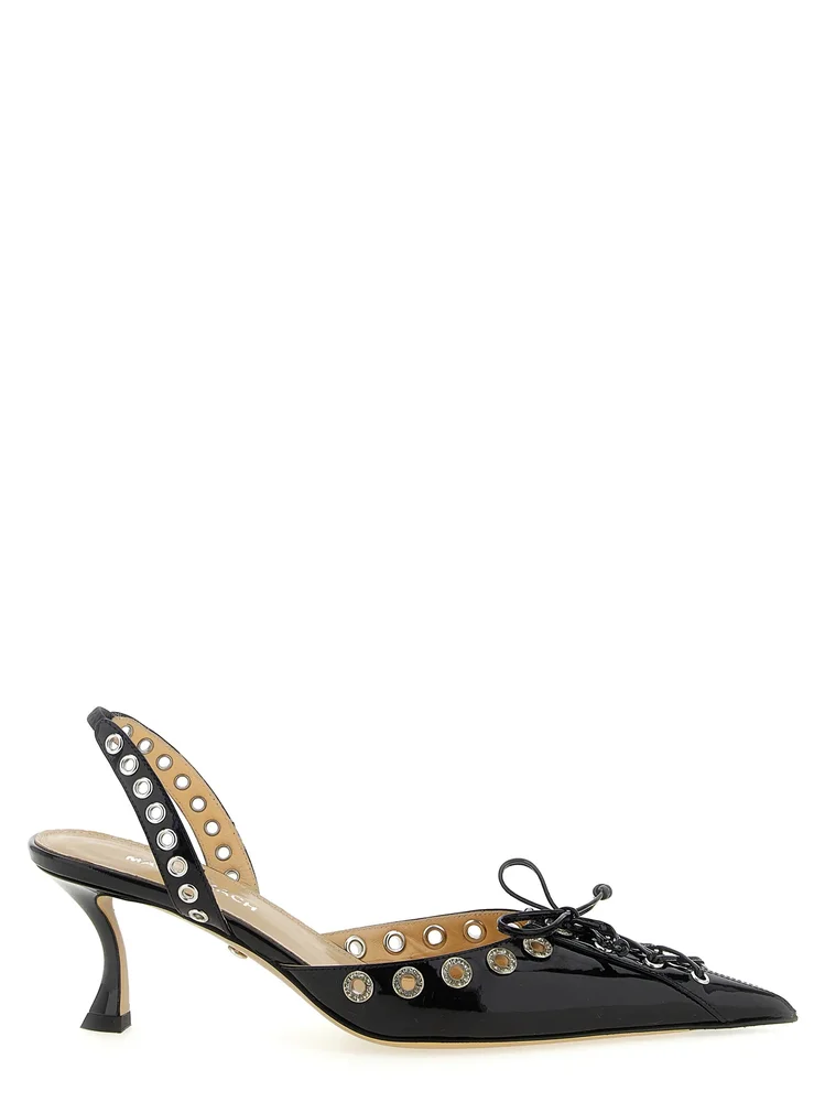 Slingback Heel, Black
