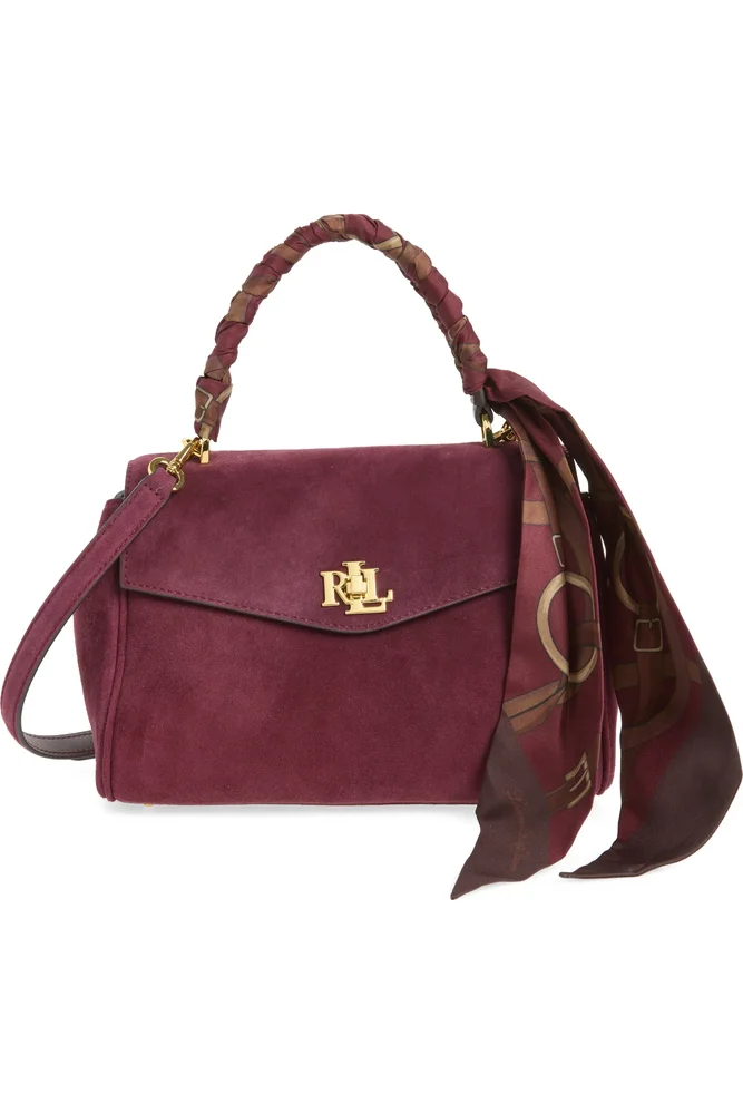 Farrah Scarf Wrapped Small Satchel