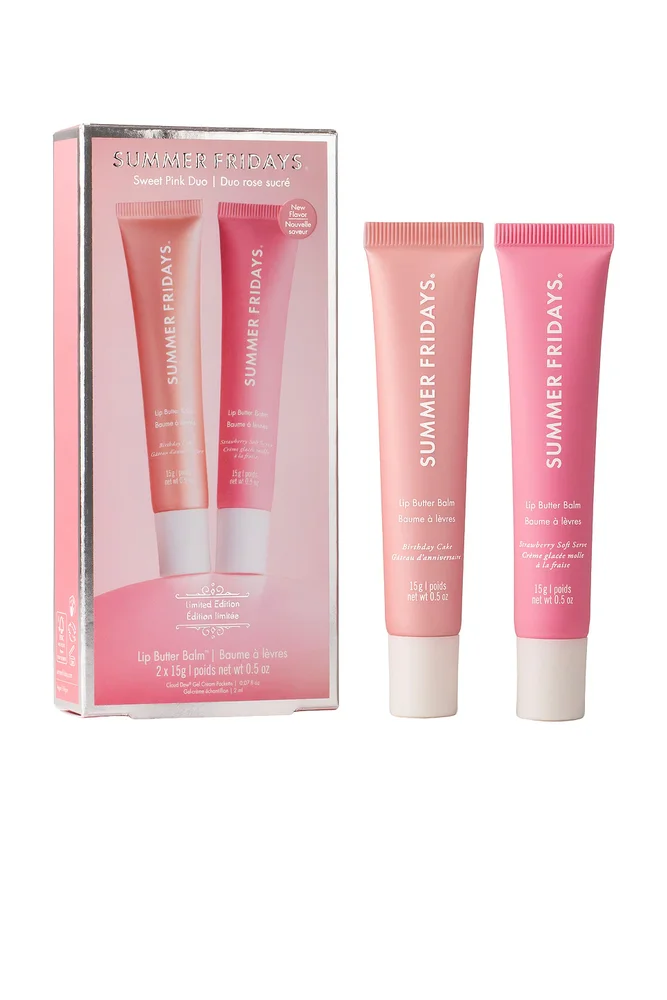 Sweet Pink Lip Butter Balm Birthday Duo