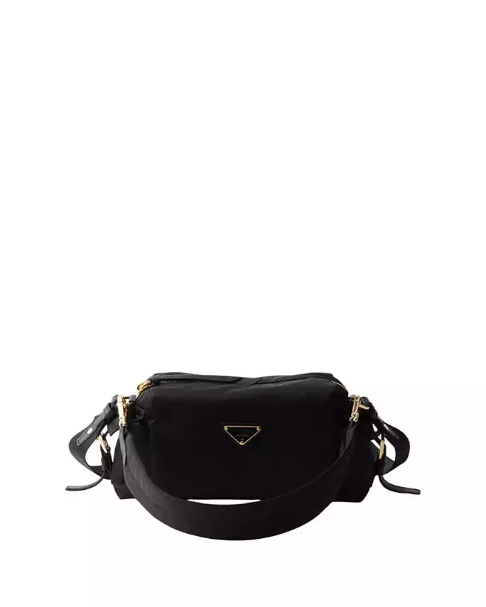Explore Small Re-Nylon and Leather Shoulder Bag