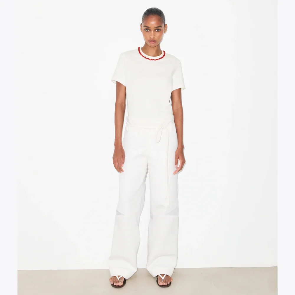 Embellished Cotton T-Shirt