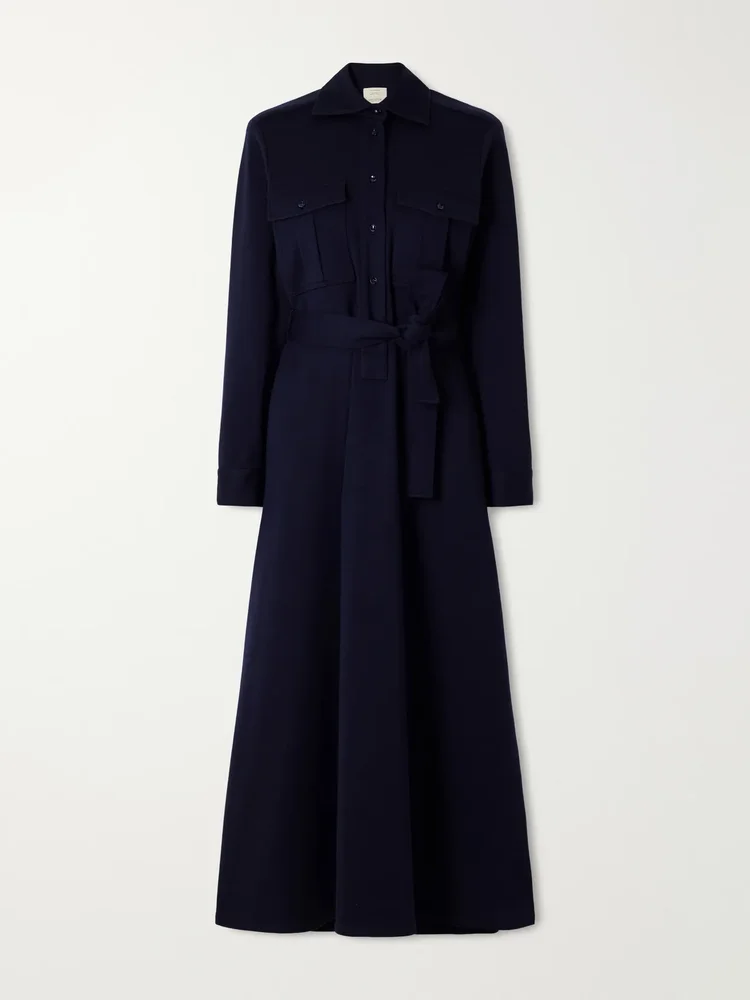 The Dora wool-jersey midi dress