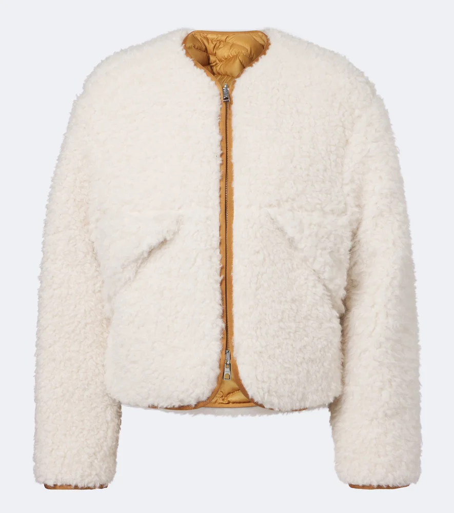 Mallero reversible teddy down jacket