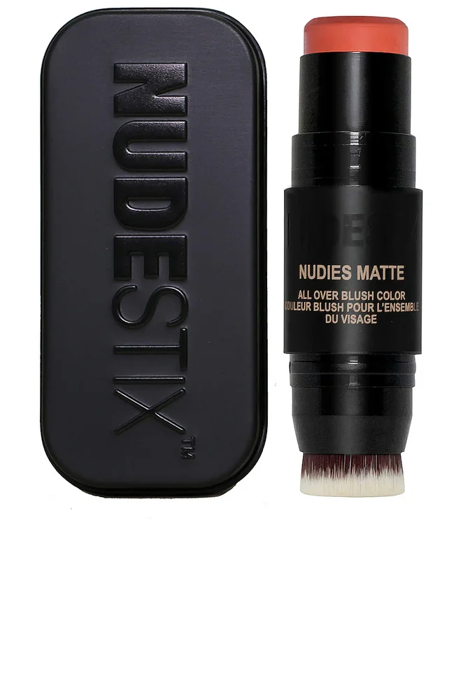Nudies Matte All Over Face Blush Color in Sunset Strip