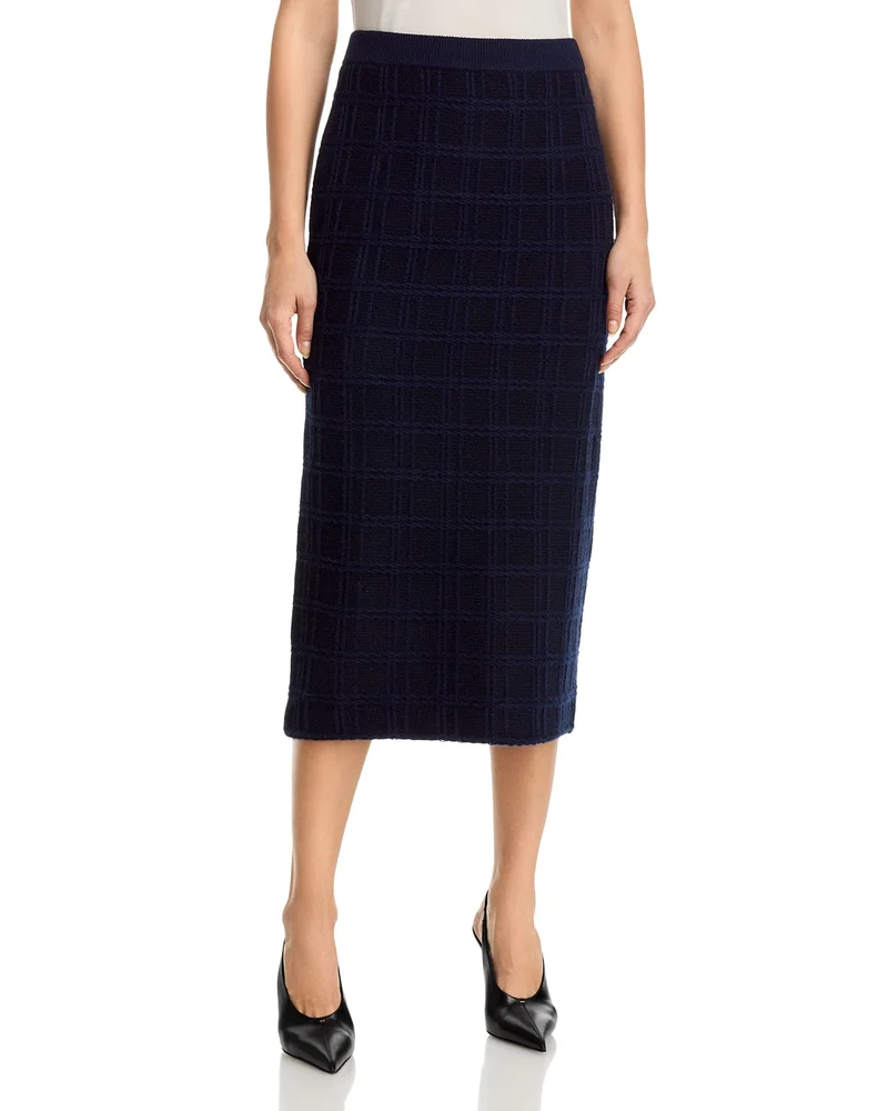 100% Cashmere Midi Skirt - Exclusive