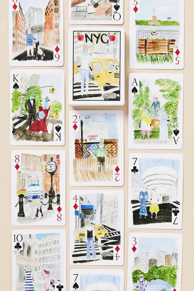 Watercolor Playing Cards