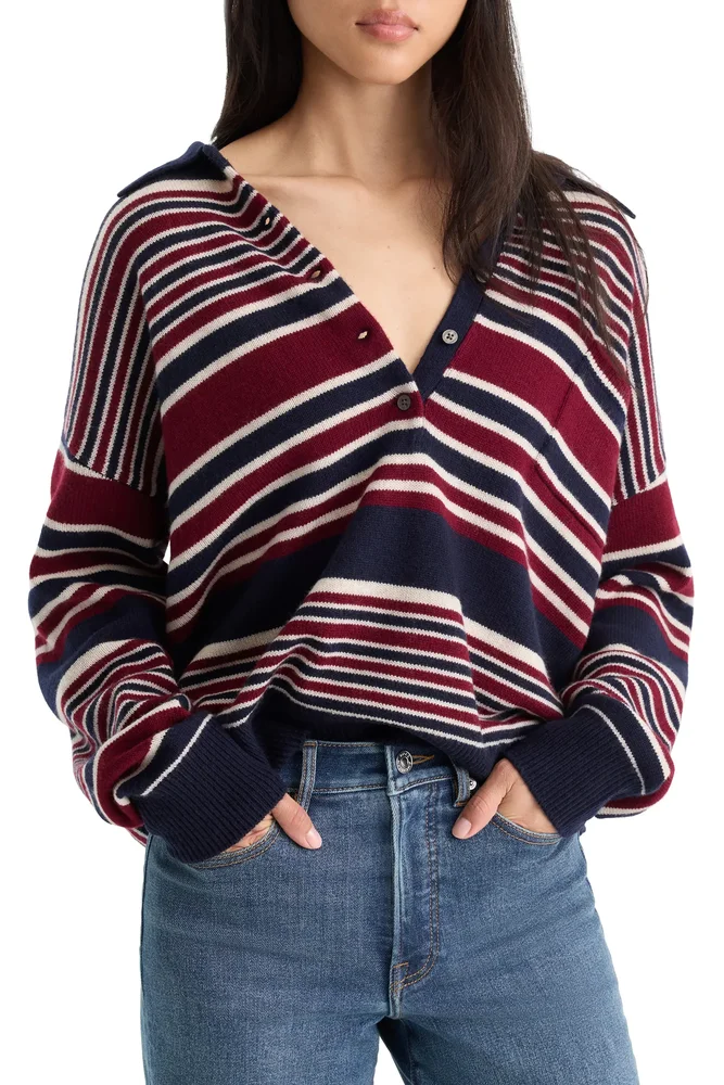 The Oversized Rugby Sweater