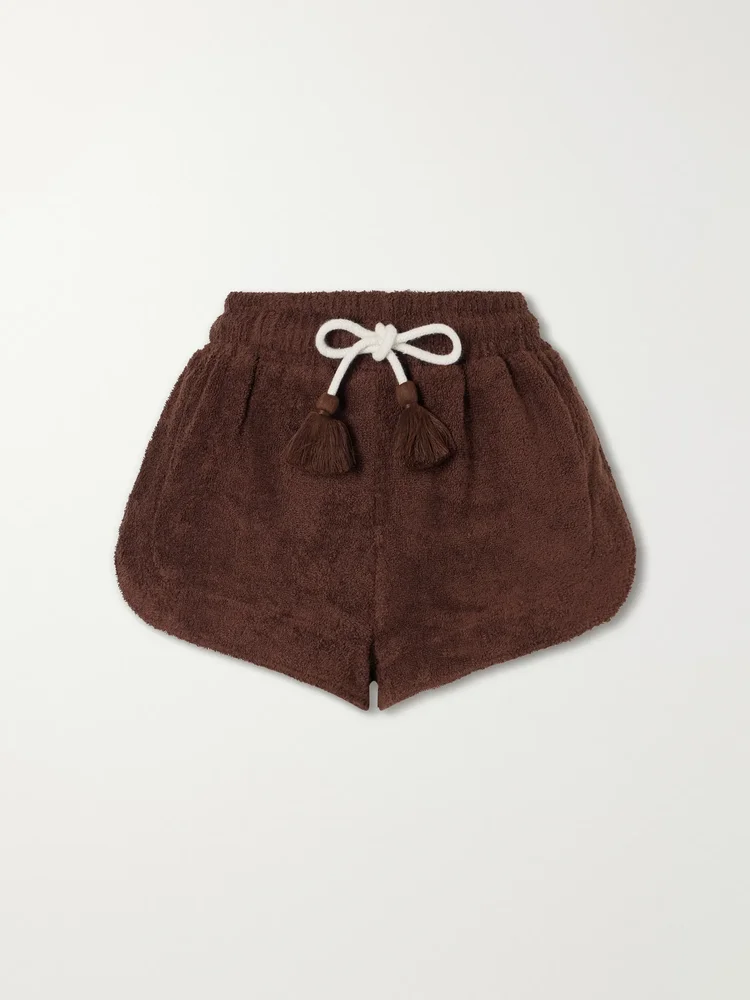Kelly cotton-terry shorts