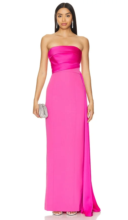 nbdofficial.com NBD Amira Gown in Pink.