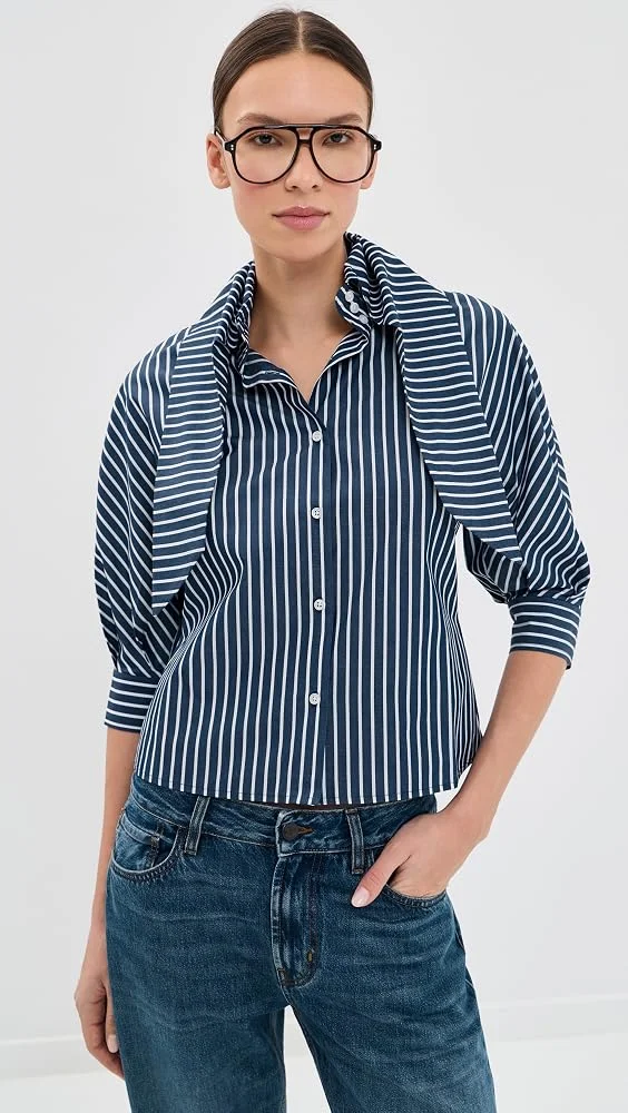 Lilette 3/4 Sleeve Button Down