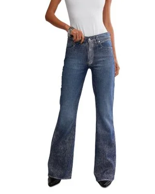 West Coast Metallic Jeans in Country Blue