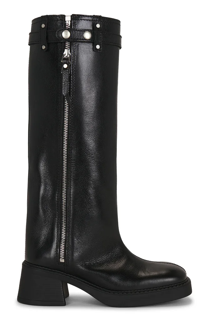 Izolda Zipper Tall Boots
