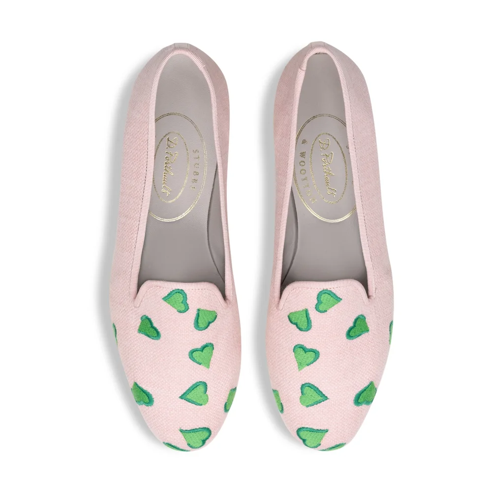Coeurs Bloom Linen Slipper (Women)