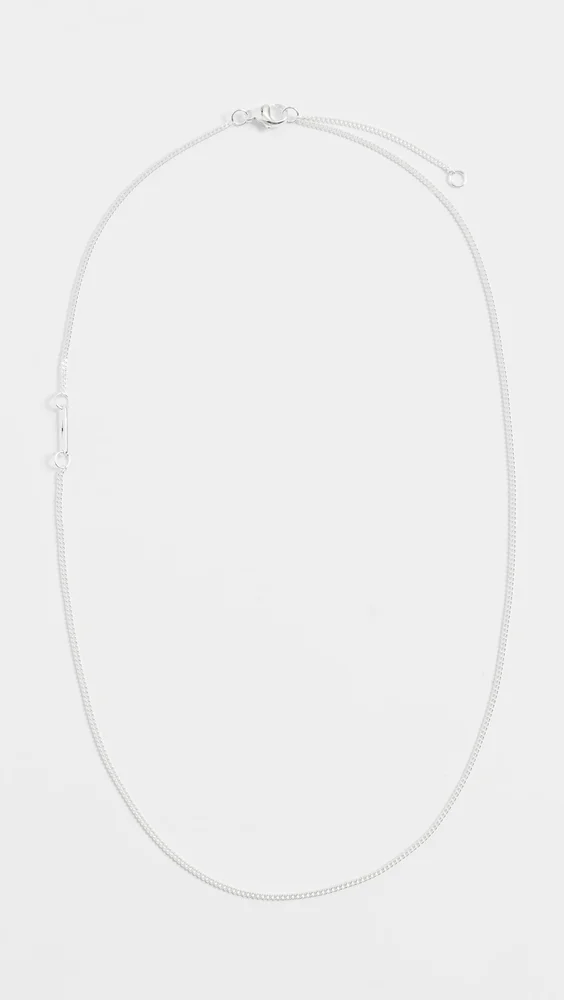 Sterling Silver Simple Curb Chain Necklace