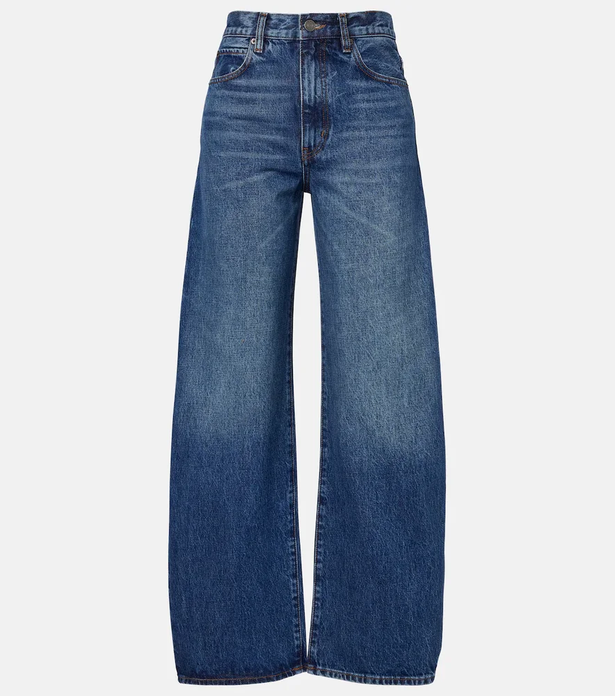 The Bow barrel-leg jeans