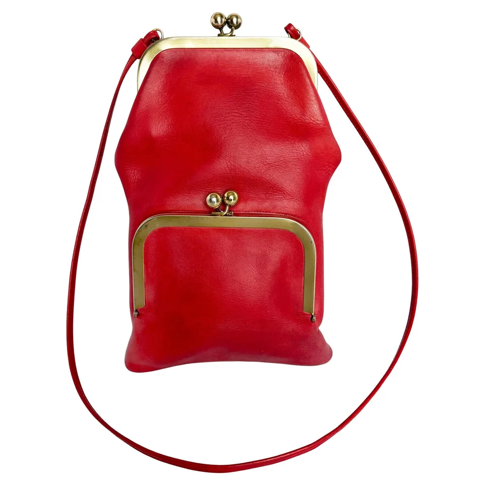 Pre-Owned Vintage Bonnie Cashin Swinger Bag, Red Leather