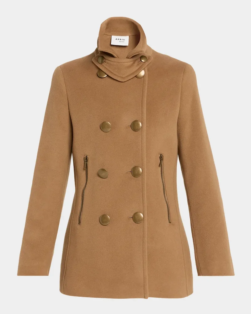 Cashmere and Wool-Blend Top Coat