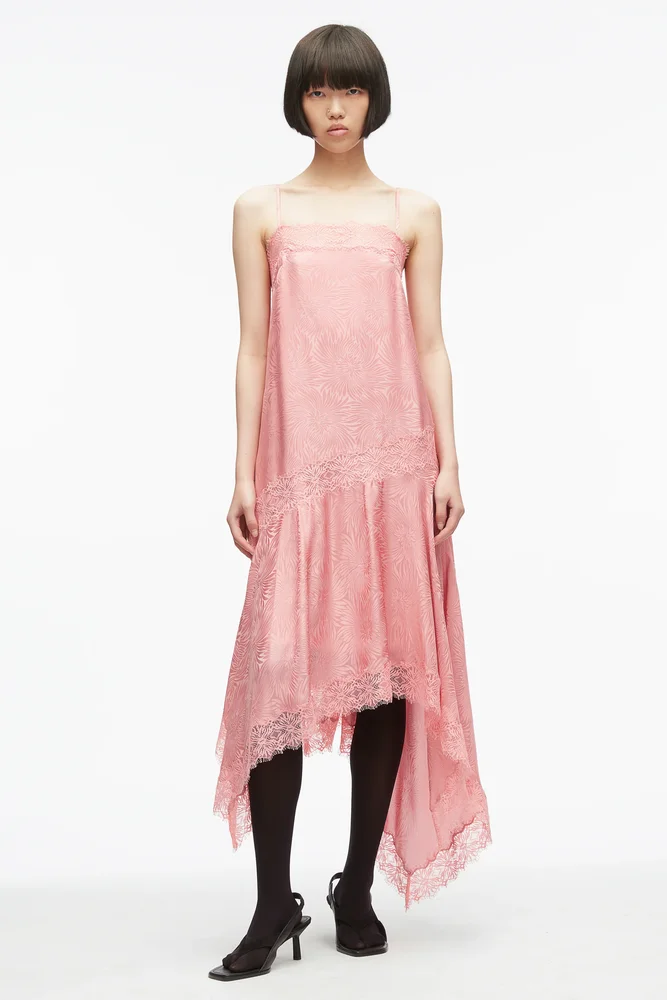 Floral Jacquard Camisole Dress