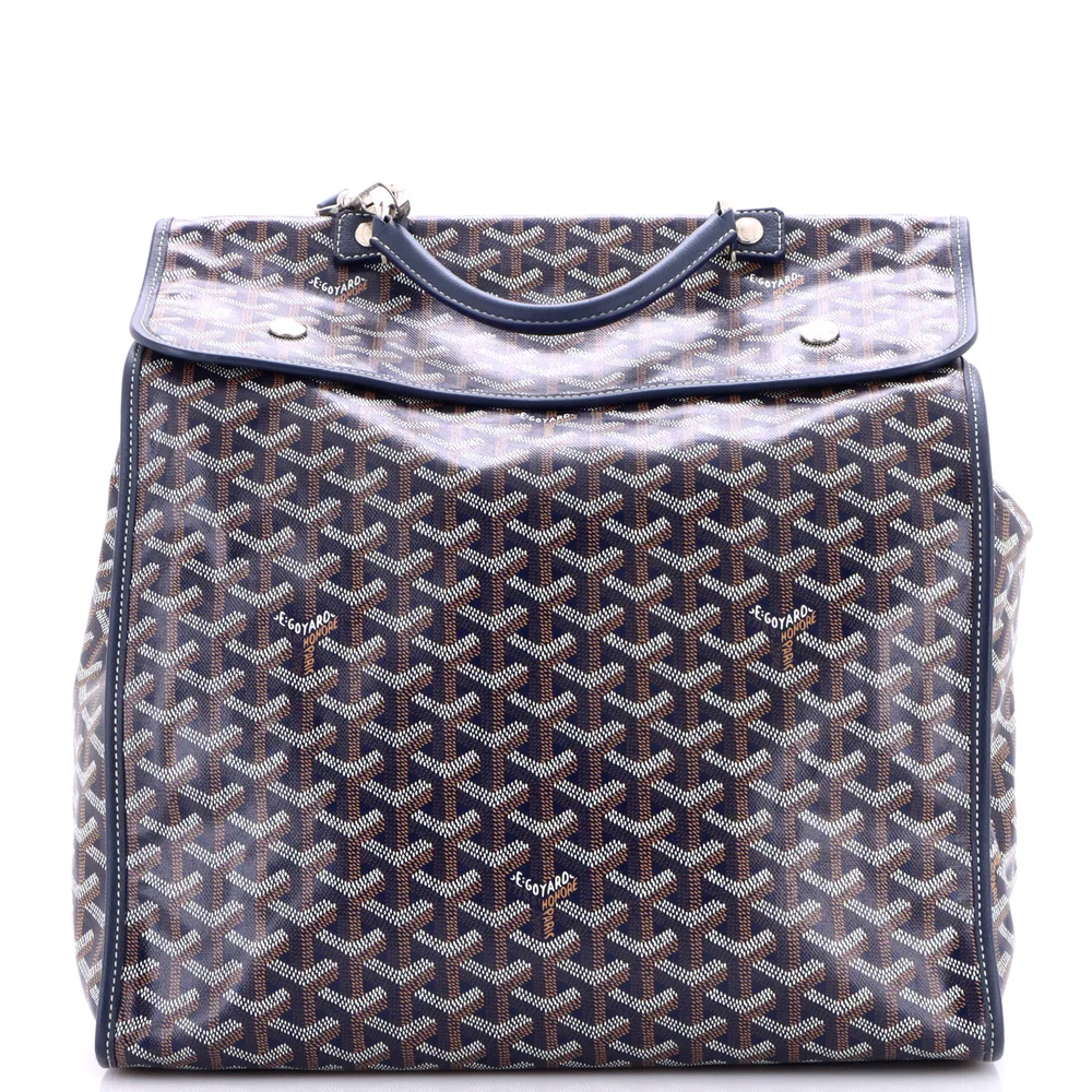 Pre-Owned Saint Leger Briefcase Backpack Navy