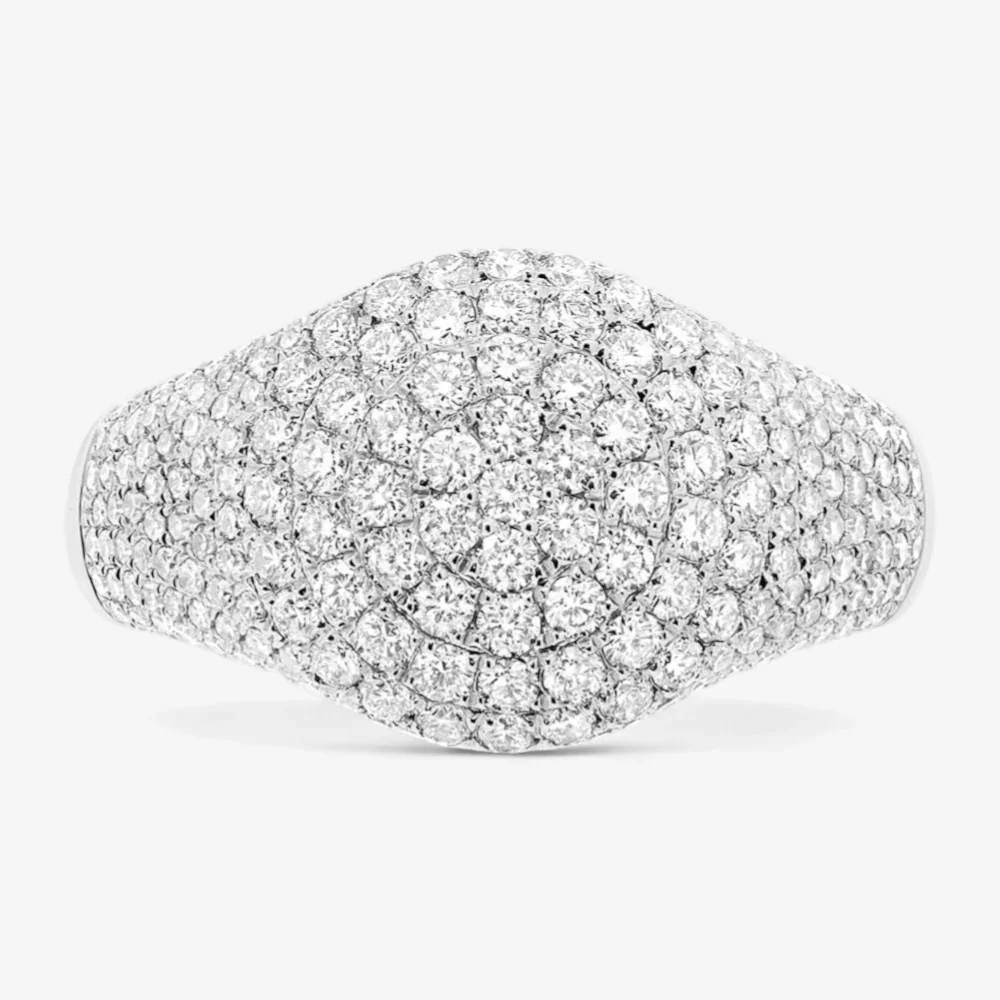 Madison Domed Pave Pinky Ring