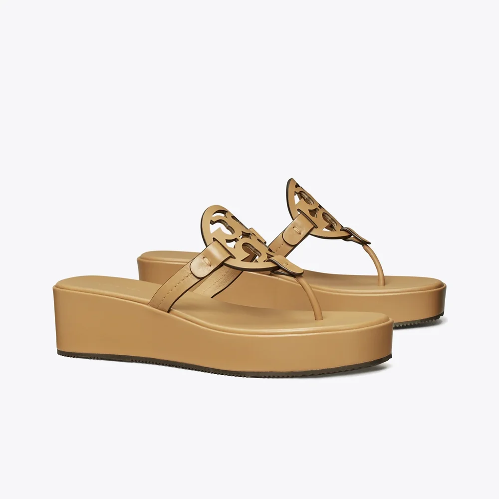 Miller Wedge Sandal (Ginger Shortbread)
