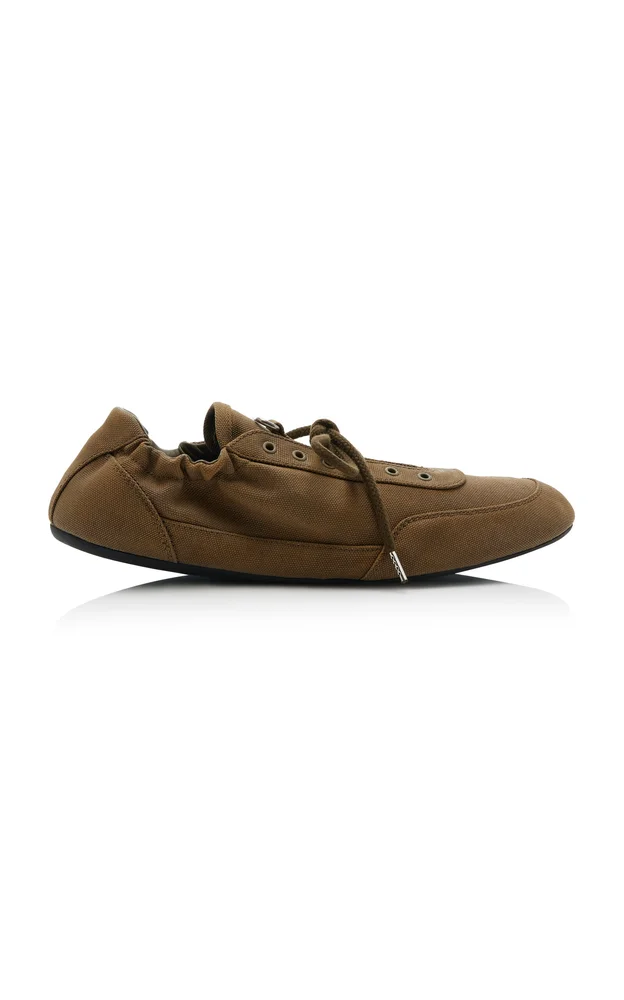 Collapse Cotton Canvas Sneakers