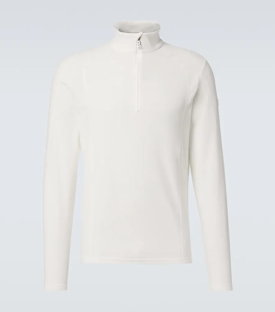 Harry fleece half-zipped sweater